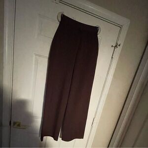 Good American Dark Brown Wide Leg Pants